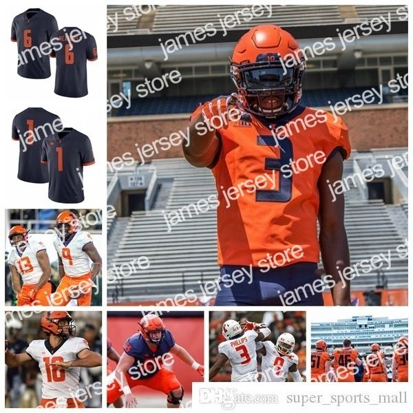 american college football wear ncaa illinois fighting illini college football jersey ra'von bonner jersey isaiah williams reggie corbin, Black
american college football wear ncaa illinois fighting illini college football jersey ra'von bonner jersey isaiah williams reggie corbin, Black