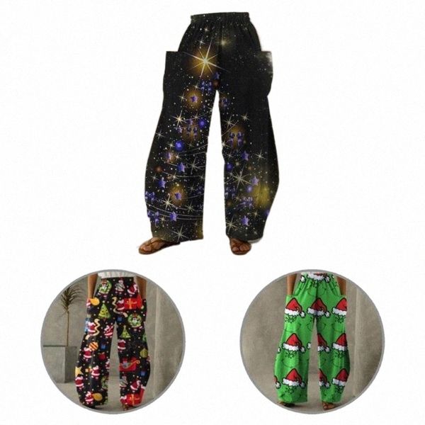 women's pants & capris loose simple chic wide leg christmas tree snowflake print women casual trousers a5op#, Black;white
women's pants & capris loose simple chic wide leg christmas tree snowflake print women casual trousers a5op#, Black;white