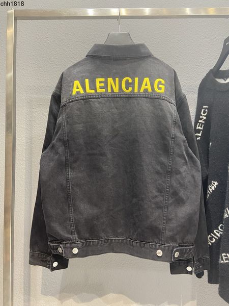 men's jackets french balencaigass denim jacket ins net red same fashion brand back embroidery letters wash water used jacket, Black;brown
men's jackets french balencaigass denim jacket ins net red same fashion brand back embroidery letters wash water used jacket, Black;brown