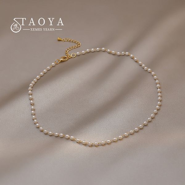 french romantic small pearl string chokers necklace elegant accessories for korean women 2022 new jewelry girls party necklace, Silver
french romantic small pearl string chokers necklace elegant accessories for korean women 2022 new jewelry girls party necklace, Silver
