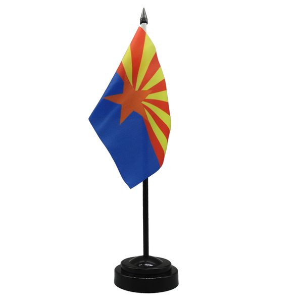 arizona desk flag 14x21cm small mini arizonan office table flags with stand base for home office decoration
arizona desk flag 14x21cm small mini arizonan office table flags with stand base for home office decoration
