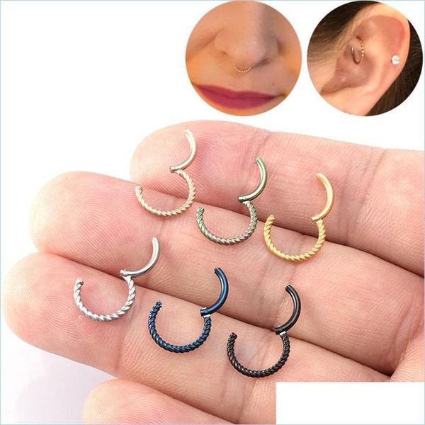 nose rings studs alisouy 1pc 8-10mm 16g stainless steel hinged segment clicker ring nose septum piercing helix cartila dhseller2010 dhb41, Silver
nose rings studs alisouy 1pc 8-10mm 16g stainless steel hinged segment clicker ring nose septum piercing helix cartila dhseller2010 dhb41, Silver