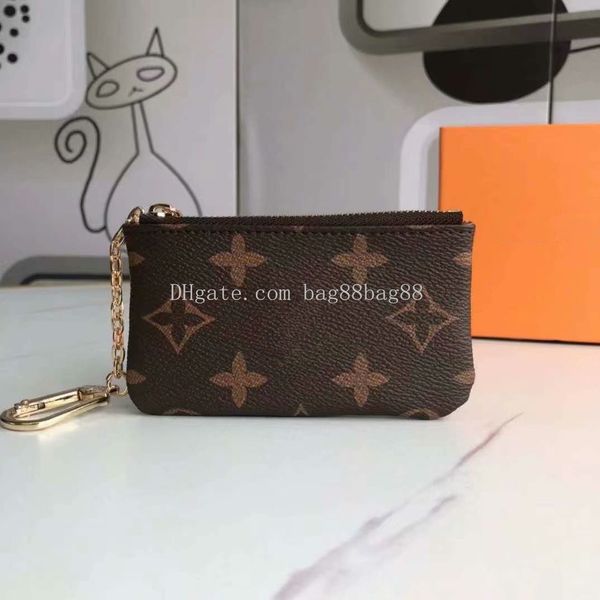 key pouch pochette cles designer fashion womens mens key ring credit card holder coin purse luxury mini wallet bag charm brown m62650, Red;blue
key pouch pochette cles designer fashion womens mens key ring credit card holder coin purse luxury mini wallet bag charm brown m62650, Red;blue