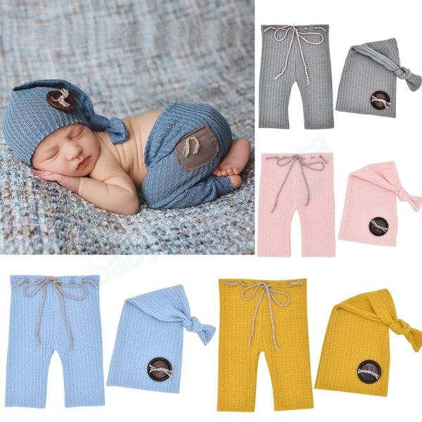 2pcs/set newborn baby pants hat set pgraphy props suit handmade knit clothing costumes infant p shooting outfits, Yellow
2pcs/set newborn baby pants hat set pgraphy props suit handmade knit clothing costumes infant p shooting outfits, Yellow