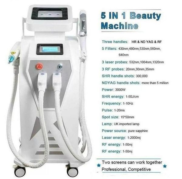 2022salon use laser powerful 4 in1 multi-function ipl tattoo removal machine vascular pigment acne therapy laser 5 filters opt tattoo/ acne/, Black
2022salon use laser powerful 4 in1 multi-function ipl tattoo removal machine vascular pigment acne therapy laser 5 filters opt tattoo/ acne/, Black