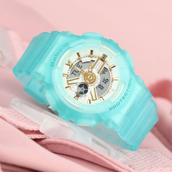 watches wristwatches watch women's ba-110sc-2a cute sea glass glacier transparent sports waterproof, Silver
watches wristwatches watch women's ba-110sc-2a cute sea glass glacier transparent sports waterproof, Silver