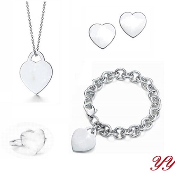 2019 silver thick chian with silver heart bracelet silver thin heart pendant necklaces earrings ring suit women 2364
2019 silver thick chian with silver heart bracelet silver thin heart pendant necklaces earrings ring suit women 2364