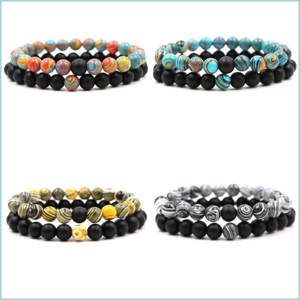 beaded strands 2pcs/set couple bracelet strands natural stone designer jewelry love beaded bracelets malachite stretch dhseller2010 dhhyi, Black
beaded strands 2pcs/set couple bracelet strands natural stone designer jewelry love beaded bracelets malachite stretch dhseller2010 dhhyi, Black