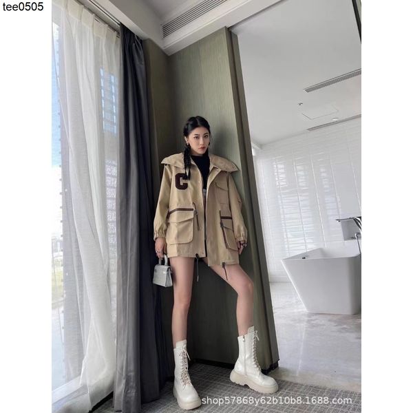 22 early spring new loose big pocket design hat head casual windbreaker back zipper c-shaped coat, Black;brown
22 early spring new loose big pocket design hat head casual windbreaker back zipper c-shaped coat, Black;brown