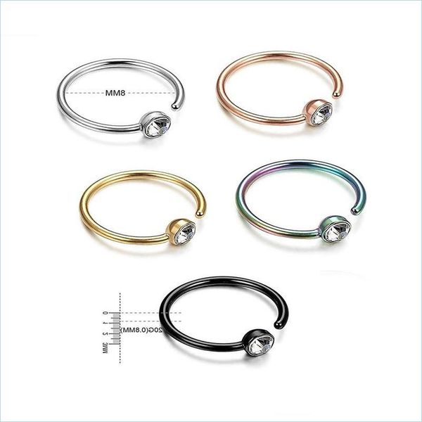 nose rings studs stainless steel nose ring nail c shaped body piercing stud crystal diamond for women fashion jewelry dhseller2010 dhhd8, Silver
nose rings studs stainless steel nose ring nail c shaped body piercing stud crystal diamond for women fashion jewelry dhseller2010 dhhd8, Silver