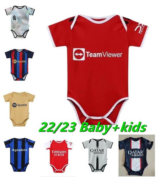 22 23 baby kit soccer jersey 2022 2023 kids suit 6 to 18 months boys child sets home away football shirt uniform 642, Black;yellow
22 23 baby kit soccer jersey 2022 2023 kids suit 6 to 18 months boys child sets home away football shirt uniform 642, Black;yellow