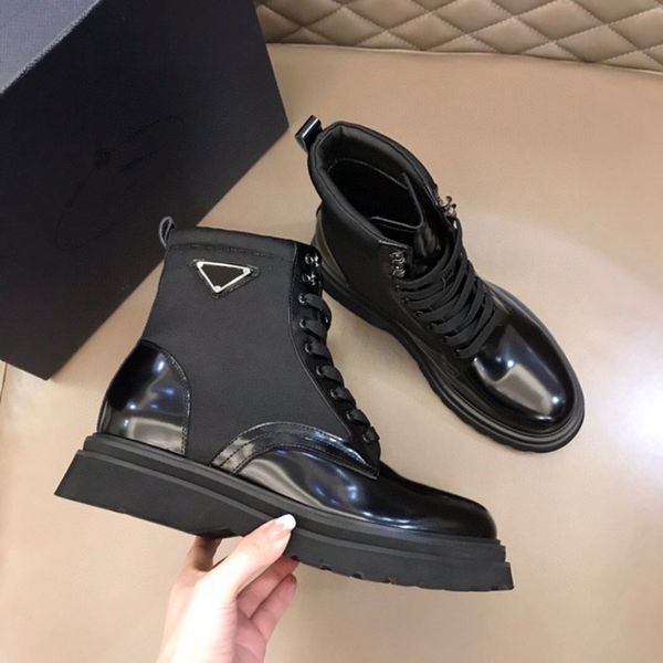 men brushed leather and nylon booties martin boot ankle combat booties light rubber sole with lug tread quality, Black
men brushed leather and nylon booties martin boot ankle combat booties light rubber sole with lug tread quality, Black