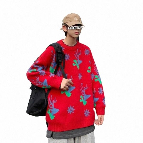 men's sweaters winter 2021 loose cartoon elk turtleneck christmas sweater man streetwear warm fashion casual couple pullover navidad j9, White;black
men's sweaters winter 2021 loose cartoon elk turtleneck christmas sweater man streetwear warm fashion casual couple pullover navidad j9, White;black