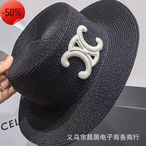 designer brand new men's women's hats triumphal arch straw sun protection sunshade flat red casual, Blue;gray
designer brand new men's women's hats triumphal arch straw sun protection sunshade flat red casual, Blue;gray