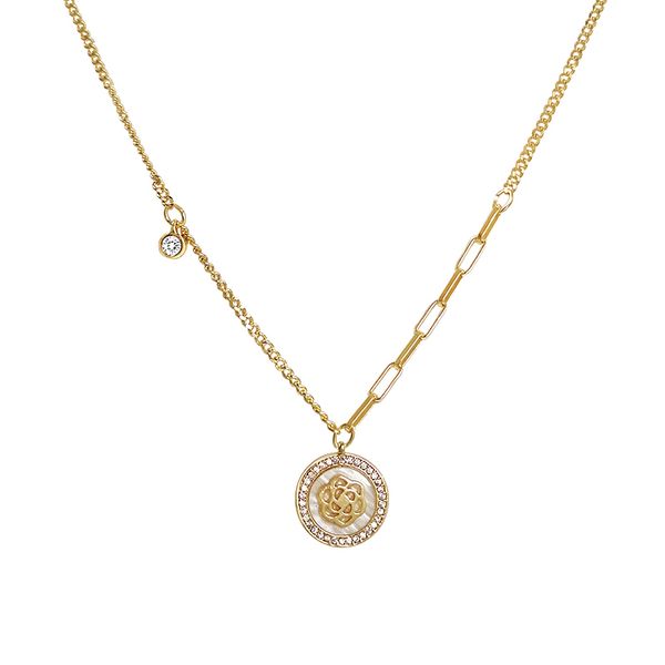 Daily Outfit Elegant Sexy White Shell Camellia Flower Necklace For Woman Fashion Gold Colour Collar Thin Neck Chain Girl's
Daily Outfit Elegant Sexy White Shell Camellia Flower Necklace For Woman Fashion Gold Colour Collar Thin Neck Chain Girl's