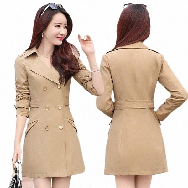 women's trench coats fashion women windbreaker jacket spring autumn mid-length outerwear loose female all-match slim casual coat r1673, Tan;black
women's trench coats fashion women windbreaker jacket spring autumn mid-length outerwear loose female all-match slim casual coat r1673, Tan;black