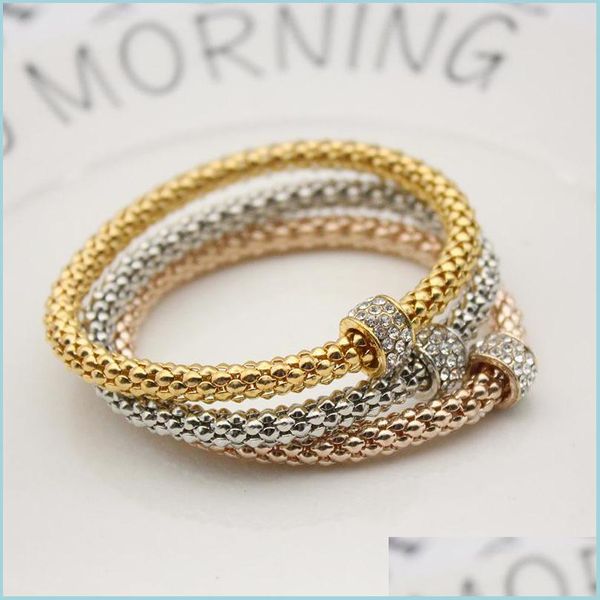 bangle bangle three pcs alloy bracelet fashion elastic force popcorn crystal gold plated metal jewelry women men chain b dhseller2010 dhhki, Black
bangle bangle three pcs alloy bracelet fashion elastic force popcorn crystal gold plated metal jewelry women men chain b dhseller2010 dhhki, Black