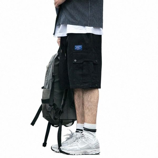 men's shorts summer japanese streetwear fashion cargo korean loose straight casual pants harajuku sports beach men clothingmen's t, White;black
men's shorts summer japanese streetwear fashion cargo korean loose straight casual pants harajuku sports beach men clothingmen's t, White;black