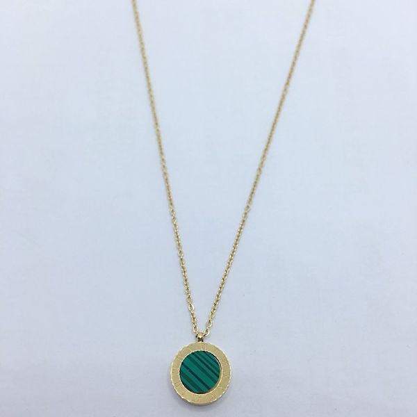 fashion designer women's necklace 18k gold green acrylic pendant for girls valentine's day gift 316l stainless steel jewelry, Silver
fashion designer women's necklace 18k gold green acrylic pendant for girls valentine's day gift 316l stainless steel jewelry, Silver