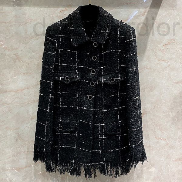 women's jackets designer nanyou design woolen whisker coarse coat 22nd spring and autumn new style small fragrant plaid medium length h, Black;brown
women's jackets designer nanyou design woolen whisker coarse coat 22nd spring and autumn new style small fragrant plaid medium length h, Black;brown