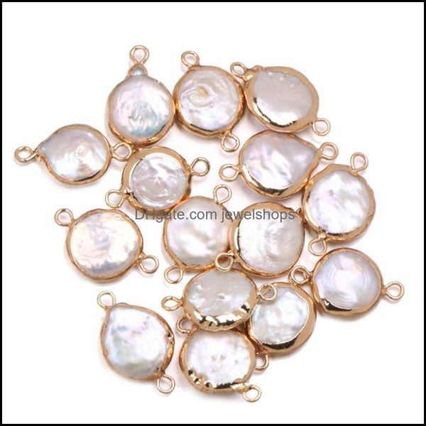charms charms elliptical double hole connector natural freshwater pearl pendant for jewelry making diy earrings necklaces accessories dhsex, Bronze;silver
charms charms elliptical double hole connector natural freshwater pearl pendant for jewelry making diy earrings necklaces accessories dhsex, Bronze;silver