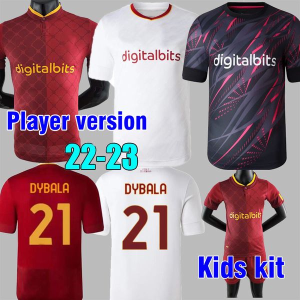 22 23 roma soccer jerseys dybala belotti celik pellegrini abraham wijnaldum zaniolo mancini kumbulla men kids kit football el shaarawy unifo, Black;yellow
22 23 roma soccer jerseys dybala belotti celik pellegrini abraham wijnaldum zaniolo mancini kumbulla men kids kit football el shaarawy unifo, Black;yellow
