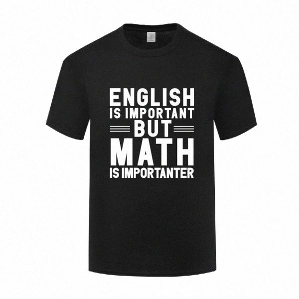 men's t-shirts funny english is important but math importanter cotton t shirt natural men o-neck summer short sleeve tshirts clothingme, White;black
men's t-shirts funny english is important but math importanter cotton t shirt natural men o-neck summer short sleeve tshirts clothingme, White;black