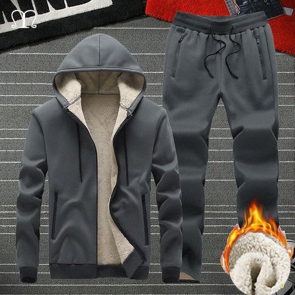 men's tracksuits winter men casual tracksuit fashion warm thick jackets coats male brand joggers mens clothing set two pieces sweatsuit, Gray
men's tracksuits winter men casual tracksuit fashion warm thick jackets coats male brand joggers mens clothing set two pieces sweatsuit, Gray