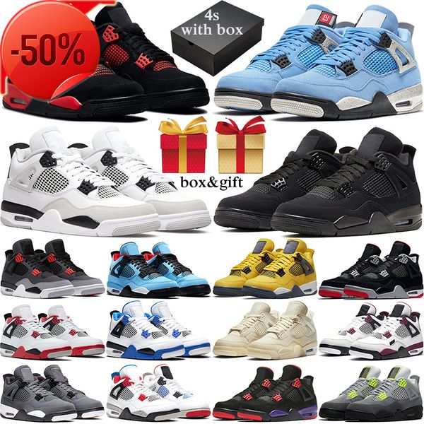 with box 4 basketball shoes men women 4s military black cat sail university blue infrared pure money neon motorsports white oreo stage haze
with box 4 basketball shoes men women 4s military black cat sail university blue infrared pure money neon motorsports white oreo stage haze