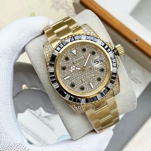 all mosan diamonds men's watch automatic mechanical rotating ring opening glow pointer 40mm all gold sub bracelet magnifier folding buc, Slivery;brown
all mosan diamonds men's watch automatic mechanical rotating ring opening glow pointer 40mm all gold sub bracelet magnifier folding buc, Slivery;brown