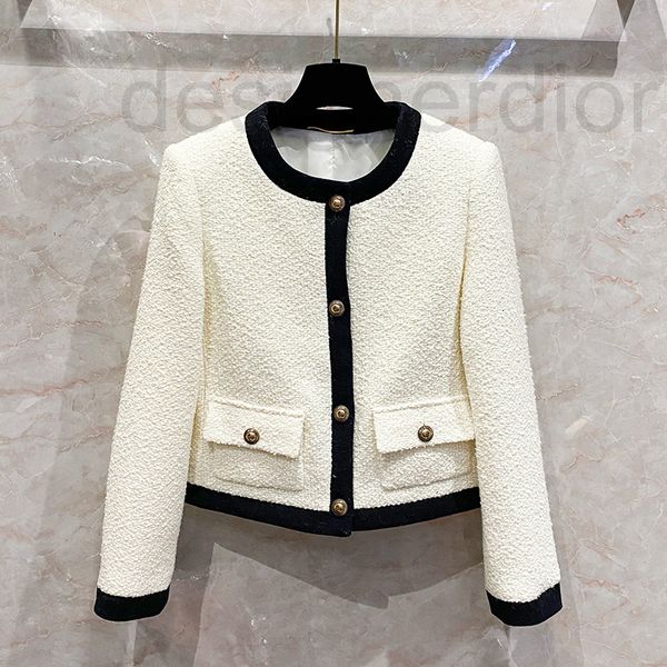 women's jackets designer black and white contrast ribbon tweed coat for women 22 early spring new nanyou high-quality cattle short wool, Black;brown
women's jackets designer black and white contrast ribbon tweed coat for women 22 early spring new nanyou high-quality cattle short wool, Black;brown