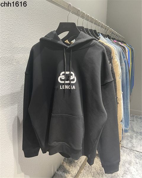 high version balencaigass new lock print sweater thread hooded os versatile trend sweater hoodie, Black
high version balencaigass new lock print sweater thread hooded os versatile trend sweater hoodie, Black