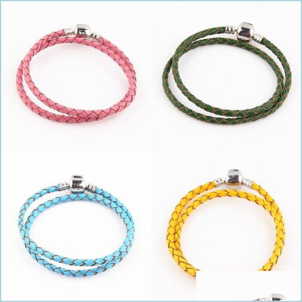 other bracelets leather jewelry bracelet mti colour two ring women bracelets alloy clasp rope chain drop delivery 2021 dhseller2010 dhewu, Golden;silver
other bracelets leather jewelry bracelet mti colour two ring women bracelets alloy clasp rope chain drop delivery 2021 dhseller2010 dhewu, Golden;silver