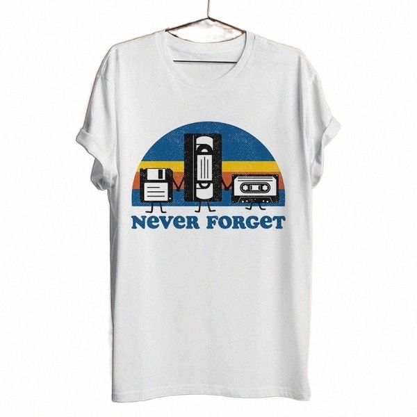 men's t-shirts never forget floppy disk vhs and cassette tape funny t shirt men summer white casual cool geek t-shirt hommemen's p, White;black
men's t-shirts never forget floppy disk vhs and cassette tape funny t shirt men summer white casual cool geek t-shirt hommemen's p, White;black