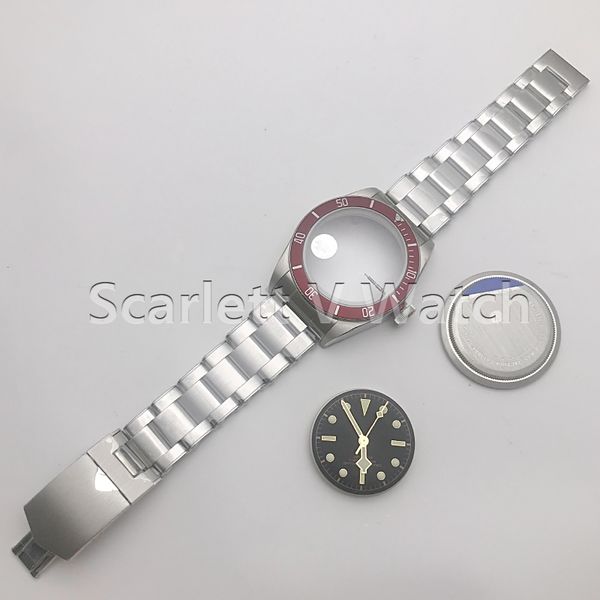 z factory latest version black bay red bezel edition on ss bracelet a2824 v5 men's watch 1, Slivery;brown
z factory latest version black bay red bezel edition on ss bracelet a2824 v5 men's watch 1, Slivery;brown