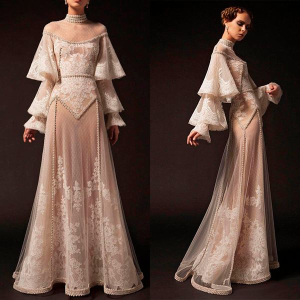 classical pagoda sleeve evening dress high-neck elegant tulle lace prom gowns floor length appliques a-line prom party gown robe de soiree v, Black;red
classical pagoda sleeve evening dress high-neck elegant tulle lace prom gowns floor length appliques a-line prom party gown robe de soiree v, Black;red