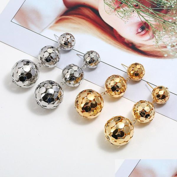 dangle chandelier old color metal ball earrings for women long dangle earring statement drop earing vintage bold punk dhseller2010 dh4iu, Silver
dangle chandelier old color metal ball earrings for women long dangle earring statement drop earing vintage bold punk dhseller2010 dh4iu, Silver