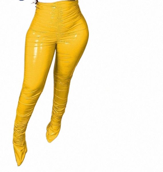 women's pants & capris women pu leather pleated solid color high streetwear skinny jogger clothes for outfit m6nm#, Black;white
women's pants & capris women pu leather pleated solid color high streetwear skinny jogger clothes for outfit m6nm#, Black;white
