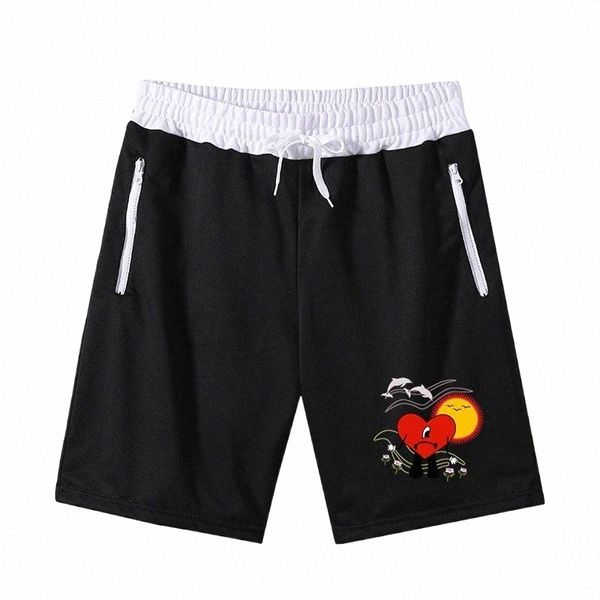 men's shorts bad un verano sin ti summer running men casual gym fitness male joggers homme clothing sweatsweatpantmen's men's, White;black
men's shorts bad un verano sin ti summer running men casual gym fitness male joggers homme clothing sweatsweatpantmen's men's, White;black