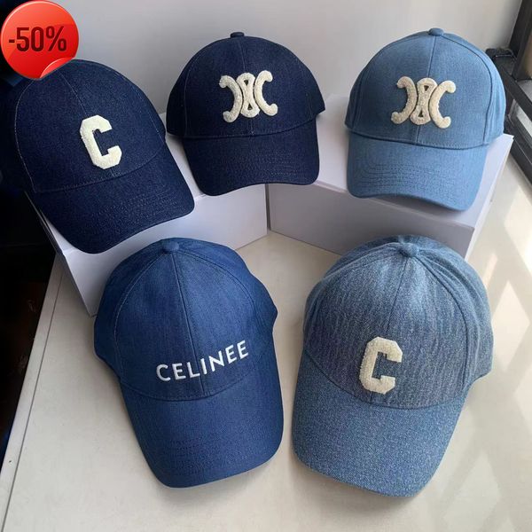 designer brand new men's and women's hats letter c saijia denim seri triumphal arch, Blue;gray
designer brand new men's and women's hats letter c saijia denim seri triumphal arch, Blue;gray