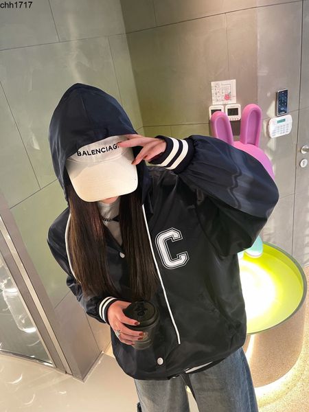 women jackets ce22 autumn and winter new fashion casual letter printing loose skinny hooded baseball jacket, Black;brown
women jackets ce22 autumn and winter new fashion casual letter printing loose skinny hooded baseball jacket, Black;brown