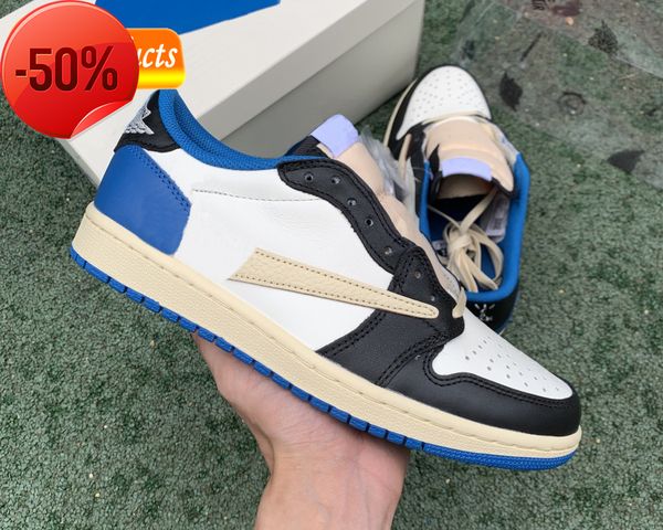 travis scotts x jumpman 1 low basketball shoes 1s fragment grade version with plastic case mens military blue luxurys designers port, Black 
travis scotts x jumpman 1 low basketball shoes 1s fragment grade version with plastic case mens military blue luxurys designers port, Black