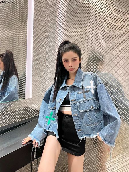 women jackets smf22 spring and summer new fashion cool leather label fur edge design loose skinny denim coat, Black;brown
women jackets smf22 spring and summer new fashion cool leather label fur edge design loose skinny denim coat, Black;brown