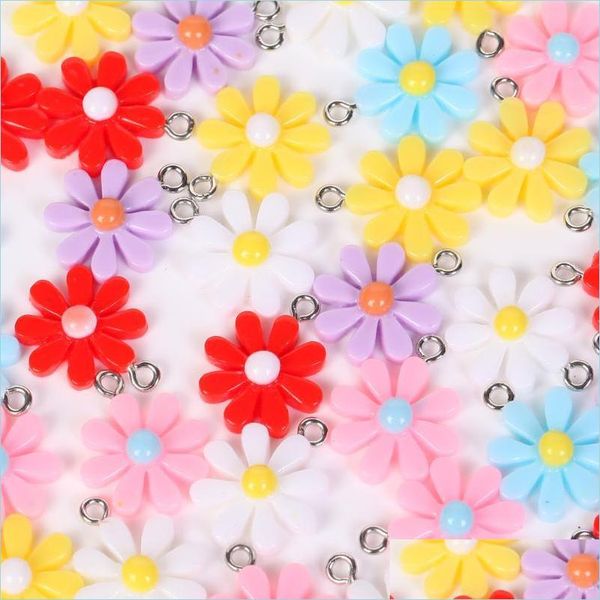 charms charms 20pcs 18mm flower acrylic pendant white red purple pink daisy for jewelry making diy necklace earring accessories drop dhkmi, Bronze;silver
charms charms 20pcs 18mm flower acrylic pendant white red purple pink daisy for jewelry making diy necklace earring accessories drop dhkmi, Bronze;silver