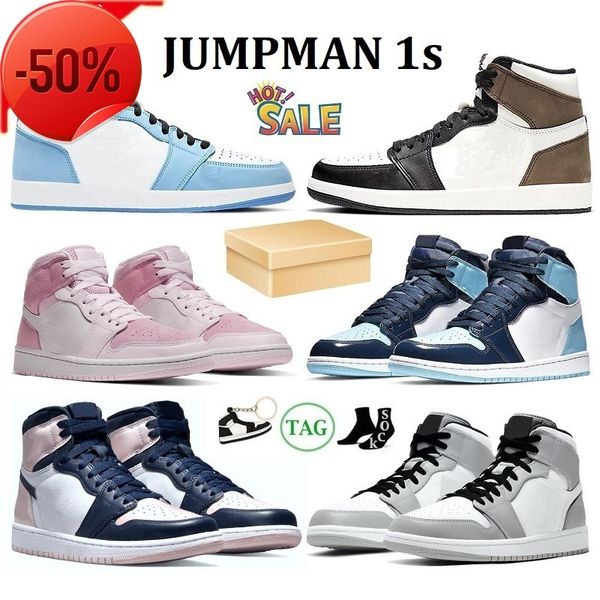 with box jumpman 1 mens basketball shoes 1s high unc university blue gold mocha cactus jack obsidian banned bred bordeaux fragment toe, Black
with box jumpman 1 mens basketball shoes 1s high unc university blue gold mocha cactus jack obsidian banned bred bordeaux fragment toe, Black