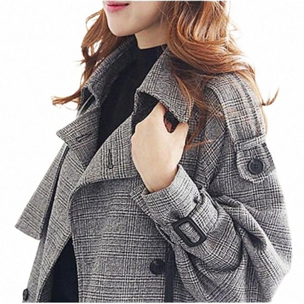 women's trench coats coat windbreaker casual houndstooth pattern with belt button decoration long ladies ladies' o1ev#, Tan;black
women's trench coats coat windbreaker casual houndstooth pattern with belt button decoration long ladies ladies' o1ev#, Tan;black
