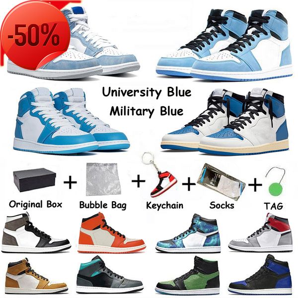 mens 1 high og basketball shoes 1s university blue silver royal toe black metallic gold mid smoke grey unc patent men women
mens 1 high og basketball shoes 1s university blue silver royal toe black metallic gold mid smoke grey unc patent men women