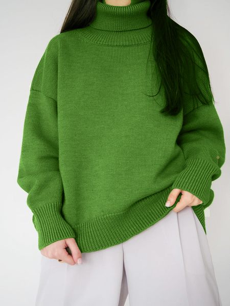 women s sweaters autumn winter women turtleneck sweater solid thick warm pullover oversized casual loose knitted jumper female soft pull 220, White;black
women s sweaters autumn winter women turtleneck sweater solid thick warm pullover oversized casual loose knitted jumper female soft pull 220, White;black