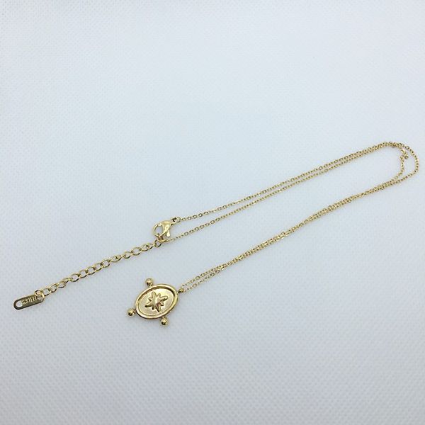 classic designer ladies necklace luxury 18k gold pendant girl valentine's day gift 316l stainless steel jewelry factory wholesale retai, Silver
classic designer ladies necklace luxury 18k gold pendant girl valentine's day gift 316l stainless steel jewelry factory wholesale retai, Silver