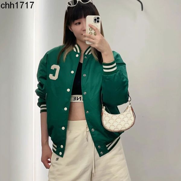 women jackets ce22 early autumn new fashion letter embroidery loose slim bomber coat, Black;brown
women jackets ce22 early autumn new fashion letter embroidery loose slim bomber coat, Black;brown